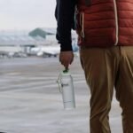 Cnoc Outdoors Vesica Collapsible Water Bottle, Narrow Mouth Green, 28mm Thread, Sawyer Compatible - Image 3