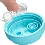 Chicco Double-Wall Insulated Sippy Cup with Bite-Proof Rim Spout and Spill-Free Lid 9oz. | Top-Rack Dishwasher Safe | Easy to Hold Ergonomic Indents | Blue/Sharks, 2pk | 12+ months - Image 5