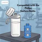 Nispira Activated Carbon Water Filter Replacement Compatible with Philips GoZero Fitness Water Bottle, 3 Pcs - Image 4