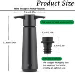 24 Pieces Wine Saver Vacuum Pump Set with Reusable Bottle Stoppers, Practical Wine Preserver & Leak-Proof Sealer to Keep Wine Fresh for Home Kitchen Bar Party Use - Image 3