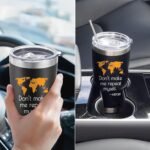 History Gifts: 20oz Don't Make Me Repeat Myself Stainless Steel Travel Tumbler, Christmas & Birthday Gift for History Teacher, Black - Image 5