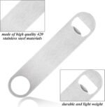 QTLCOHD 20 Pack 7 Inch Flat Bottle Opener, Stainless Steel Bottle Openers Bulk Silver Beer Bottle Opener Bartender for Kitchen Bar or Restaurant - Image 5