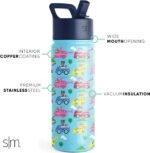 Simple Modern Kids Summit Water Bottle with Straw Lid | Paw Patrol 18oz Stainless Steel Cup Insulated Tumbler for Toddlers, School | Paw Patrol Adventures - Image 3