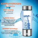 Hydrogen Water Bottle Generator 2 Pack 2025 w SPE/PEM Tech Water Ionizer, Portable Hydrogenated Water Machine Improve Water in 3 Minutes Hydrogen Rich - Image 3