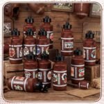 12 Pack 20 oz Football Water Bottle Bulk with Stickers & Lanyards Reusable Sports Squeeze Bottles for Party Favor Players Lovers Team Gifts - Image 3