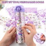 Gifts for Kids, Decorate Your Own Water Bottle Kits for Girls Age 4-6-7-8-10-12 with Cute Stickers Arts and Crafts for School, Birthday Gifts for Girls, Back to School Supplies - Image 5