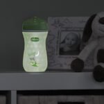 Chicco Glow in the Dark Double-Wall Insulated Sippy Cup with Bite-Proof Rim Spout and Spill-Free Lid 9oz.| Top-Rack Dishwasher Safe | Easy to Hold with Ergonomic Indents | 12+ months - Image 8