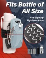 Gym Water with Phone Holder & Wallet, Water Bottle Caddy Versatile Sleeve Bag for Running Sports & Daily Use - Image 4