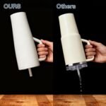 Leak proof No Spill Insulated Water Bottle 40 Oz Leakproof Tumbler Cup with Handle and Flip Straw （Dune） - Image 3