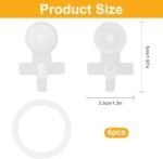 2 Pack Replacement Leak Stopper Compatible with Thermos Funtainer 16 Oz, Bottle Lid Seal Plug Replacement Parts for Vacuum Insulated Bottle - Image 3