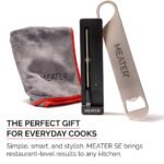 MEATER Everyday Cooking Gift Set: SE Smart Kitchen Thermometer with Microfiber Towel & Bar Blade | Make Weeknight Meals Easier & Tastier with Bluetooth Simplicity - Image 3
