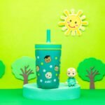 Zak Designs CoComelon Kelso Toddler Cups For Travel or At Home, 12oz Vacuum Insulated Stainless Steel Sippy Cup With Leak-Proof Design is Perfect For Kids (JJ, Cody, Nina) - Image 3