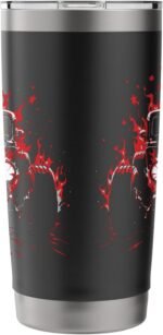 Lowered 32 Coupe Deuce American Flag Star Custom Hot Rod Stainless Steel Insulated Tumbler - Image 5