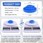 5 Gallon Water Jug Cap Matches Water Bottle Dispenser Reusable Water Bottle Cap Strong Sealing no Spill Top Lid Cover 55mm Bottles for Outdoor & Kitchen 4 Pcs - Image 3