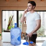 5 Gallon Water Jug Cap Matches Water Bottle Dispenser Reusable Water Bottle Cap Strong Sealing no Spill Top Lid Cover 55mm Bottles for Outdoor & Kitchen 4 Pcs - Image 6