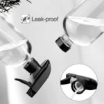 Glass Spray Bottles, 16oz Refillable Containers, Empty Boston Round Bottles with Labels & Adjustable Nozzle for Cleaning, Gardening, Aromatherapy, Pets, Plant, Hair -Clear (1 Pack) - Image 5