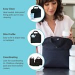 J.L. Childress MaxiCOOL Breast Milk Cooler Travel Bag - Insulated Baby Bottle Storage Bag, Portable Organizer Pack for Moms, Includes Ice Pack for Food & Breast Milk, Fits 4 Bottles - Black - Image 3