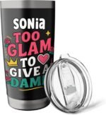 SONIA Personalized Women's Gift Custom SONIA Stainless Steel Insulated Tumbler - Image 6