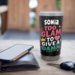 SONIA Personalized Women's Gift Custom SONIA Stainless Steel Insulated Tumbler - Image 8