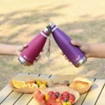 Kids Water Bottle-9 oz Small Water Bottle for School Stainless Steel Vacuum Insulated Leak Proof Cola Shape Mini Water Bottle for Boys Girls(Dark Purple) - Image 4