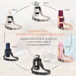 EasyAcc Water Bottle Holder Strap Sling, for Owala FreeSip 24 32 40 oz, Hydro Flask, Cirkul, Yeti, Stanley Flip, Universal Water Bottles, with Carabiner, for Walking Curise Travel (Bottle Excluded) - Image 7