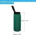 PATIKIL Water Bottle Sleeves, Neoprene Insulated Bottle Bag Holder Carrier Pouch with Finger Strap - Image 3