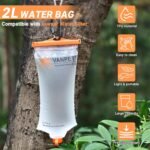 Upgrade Water Bag 2L Compatible with Sawyer Squeeze Water Filter, Durable TPU Material, BPA & PVC Free Squeeze Pouch, Collapsible Hydration Canteens for Camping Hiking Cycling (1 Pc) - Image 4