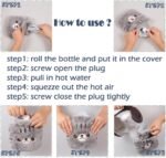 Rubber Hot Water Bottles Pain Relief with Cute Faux Fur Cover Dog01 - Image 4