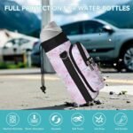 25/32/40/64oz Water Bottle Bag Holder Carrier-Insulated Crossbody Sling Case Sleeve with Strap & Pockets for Men Women Gym Cycling Travel Walking Hiking Camping - Image 6