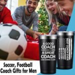 Grifarny Coach Gifts for Men - Basketball, Soccer, Football, Baseball, Softball, Gymnastics, Dance, Swim, Coaches Gifts - Best Coach Ever Tumbler Cup 20 oz - Image 3