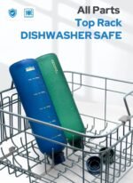 Opard Slim Water Bottle 32oz, Dishwasher Safe Plastic Water Bottle BPA-Free, Leakproof Screw Top, Midnight Blue, Reusable for Travel School Sport Gym Hiking - Image 3