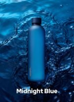 Opard Slim Water Bottle 32oz, Dishwasher Safe Plastic Water Bottle BPA-Free, Leakproof Screw Top, Midnight Blue, Reusable for Travel School Sport Gym Hiking - Image 5