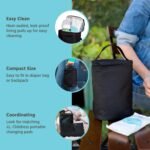 J.L. Childress TwoCOOL Breast Milk Cooler Travel Bag - Insulated Baby Bottle Storage Bag, Portable Organizer Pack for Breast Milk, Use for Daycare or On The Go, Fits 2-4 Bottles - Black - Image 3