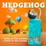 Kids Water Bottle, Toddler Cups, Tumbler with Lid and Straw, Travel Sippy Cup for Water or Milk, Kids Cups with Lids for Toddlers 3 and Up, BPA Free Plastic, 12 oz (Trend Zoo Hedgehog) - Image 3