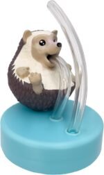 Kids Water Bottle, Toddler Cups, Tumbler with Lid and Straw, Travel Sippy Cup for Water or Milk, Kids Cups with Lids for Toddlers 3 and Up, BPA Free Plastic, 12 oz (Trend Zoo Hedgehog) - Image 5