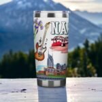 City Tumbler for City Lover,20oz Double Wall Vacuum Insulated Stainless Steel Coffee Cups (Nashville) - Image 3