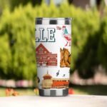 City Tumbler for City Lover,20oz Double Wall Vacuum Insulated Stainless Steel Coffee Cups (Nashville) - Image 4