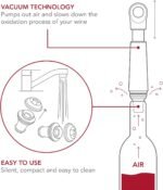 Vacu Vin Wine Saver Vacuum Stoppers - Airtight Seal for Opened Bottles to Preserve the Freshness Up to 10 Days - Easy to Use Perfect for Every Occasion, Set of 4 - Multicolor - Image 4