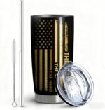 Veteran Day Gifts for Men Veteran Gift Tumbler 20OZ Travel Tumbler Birthday Christmas Gift for Veteran - Image 3