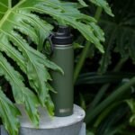 koodee 22 oz Water Bottle Stainless Steel Double Wall Vacuum Insulated Sports Water Bottle with 3 Lids-Reusable Metal Wide Mouth Water Flask, BPA Free (Grass Green) - Image 6