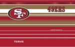 Tervis Traveler NFL San Francisco 49ers - Hype Stripes Triple Insulated Insulated Tumbler Travel Cup Keeps Drinks Cold & Hot, 20oz, Stainless Steel - Image 3