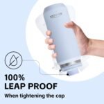 GREYLOCK 24 oz Insulated Water Bottle with Straw Lid, Leakproof Reusable Stainless Steel Vacuum Flask, 24hr Cold & Hot, Carry Handle & Silicone Spout, BPA-Free for Gym, Hiking, Travel,Blue - Image 3