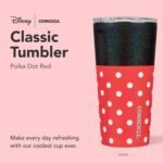 Corkcicle Disney Tumbler - Triple-Insulated Stainless Steel - Keeps Drinks Cold 9 Hours - Spill-Proof Lid & Reusable - Summer Drinkware Gift - Keeps Drinks Ice Cold - 16 oz - Minnie Mouse - Image 3