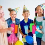 Dandat 24 Pcsc Halloween Plastic Cups with Lids and Straws Bulk, 24 oz Large Reusable Tumbler with Lids for Kids and Adults Party Favor, Glitter Water Bottle Travel Mug for Birthday(Neon) - Image 5