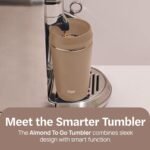 TOPL To Go Coffee Cup – Insulated Travel Coffee Mug with 360° Leak‑Safe Lid, Stainless Steel Coffee Tumbler for Hot/Cold, Spill‑Resistant, BPA‑Free - Almond, 20 oz - Image 3