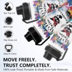 DUUV Cat Gifts for Women, 18 Oz Cat Water Bottle, Cats Lover Gifts for Birthday Christmas Thanksgiving, Cute Cats Thermos for Mom Sister Friends, Sport Water Bottle for Gym Travel, 1PCS - Image 3