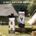 DUUV Cat Gifts for Women, 18 Oz Cat Water Bottle, Cats Lover Gifts for Birthday Christmas Thanksgiving, Cute Cats Thermos for Mom Sister Friends, Sport Water Bottle for Gym Travel, 1PCS - Image 8