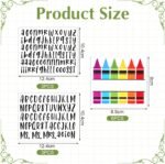 12 Sheets Teacher UV Dtf Cup Wraps Custom Name UV Dtf Transfers Stickers for Glass Cups Tumblers 16 20 40 oz Letters Vinyl Personalized Name Decals Valentine's Day Teacher Gifts DIY Crafts - Image 3