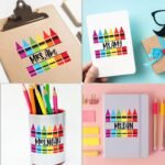 12 Sheets Teacher UV Dtf Cup Wraps Custom Name UV Dtf Transfers Stickers for Glass Cups Tumblers 16 20 40 oz Letters Vinyl Personalized Name Decals Valentine's Day Teacher Gifts DIY Crafts - Image 7