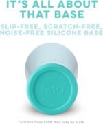 Swig Life 22oz Insulated Tumbler, Travel Coffee Tumbler with Lid, Cup Holder Friendly Travel Coffee Mug, Stainless Steel (Razzleberry) - Image 4